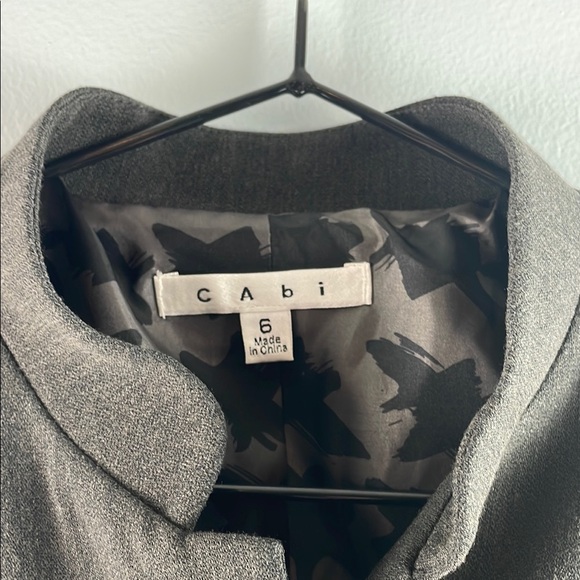 Cabi Gray Military Style Women's Jacket Size 6 - Picture 4 of 9